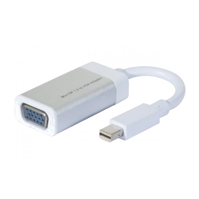 ADAPTATEUR Mini-DP 1.2 (M) vers VGA (F) Boîtier métal * 127383
