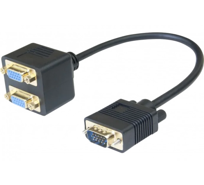 Hypertec 137036-HY câble VGA 0,3 m VGA (D-Sub) 2 x VGA (D-Sub) Noir