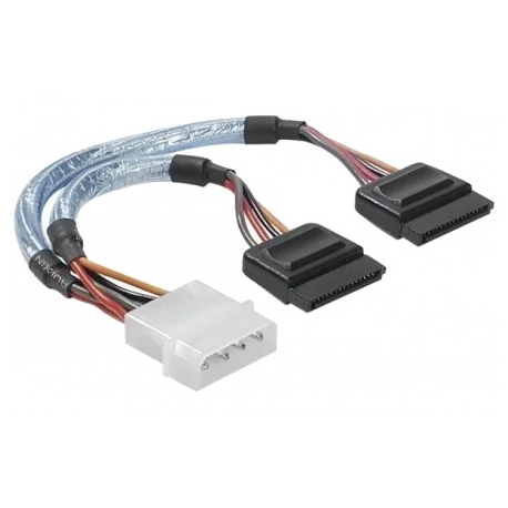 ADAPTATEUR ALIM. MOLEX VERS 2x SATA * 147552