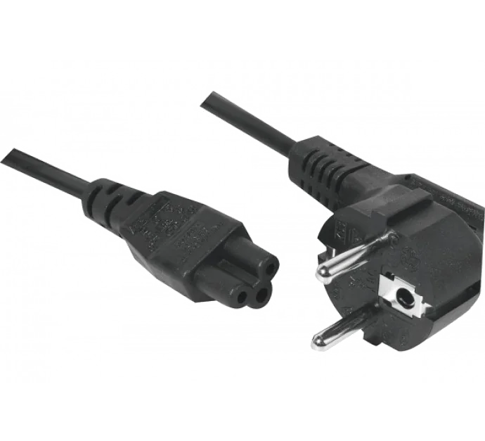 Hypertec 808352-HY câble électrique Noir 5 m CEE7/7 Coupleur C5