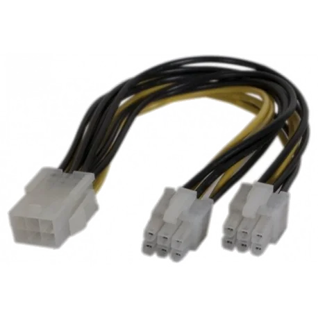 DOUBLEUR D'ALIM. PCIe 6 pins -15 cm * 146694