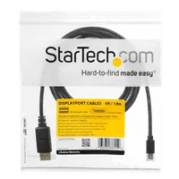 StarTech.com Câble Mini DisplayPort vers DisplayPort 1.2 de 2m - Câble adaptateur Mini DisplayPort vers DisplayPort 4K x 2K UHD - Câble Mini DP vers DP pour Moniteur - Câble de Conversion mDP vers DP - 3