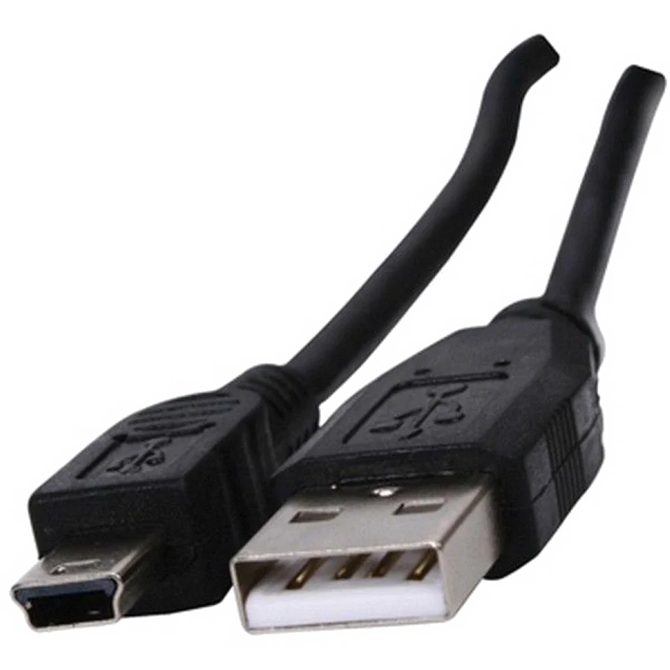 Cable USB2.0 A (M) vers MiniUSB Type-B 5 pins (M) 1.5M * 532515