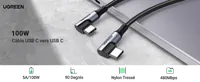 Cable USB-C (M/M) Hi-Speed coudé 100W - 1.00M * 150350 - 2