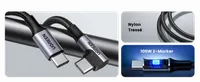 Cable USB-C (M/M) Hi-Speed coudé 100W - 1.00M * 150350 - 3