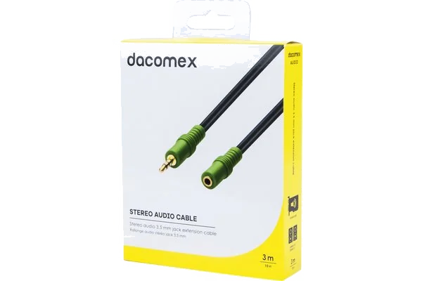 Rallonge AUDIO JACK 3.5mm stéréo M/F 3.00M * 108521