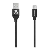 VOLKANO VK-20145-BK WEAVE Series Cable USB > USB-C Tressé 3,0m * NOIR - 2