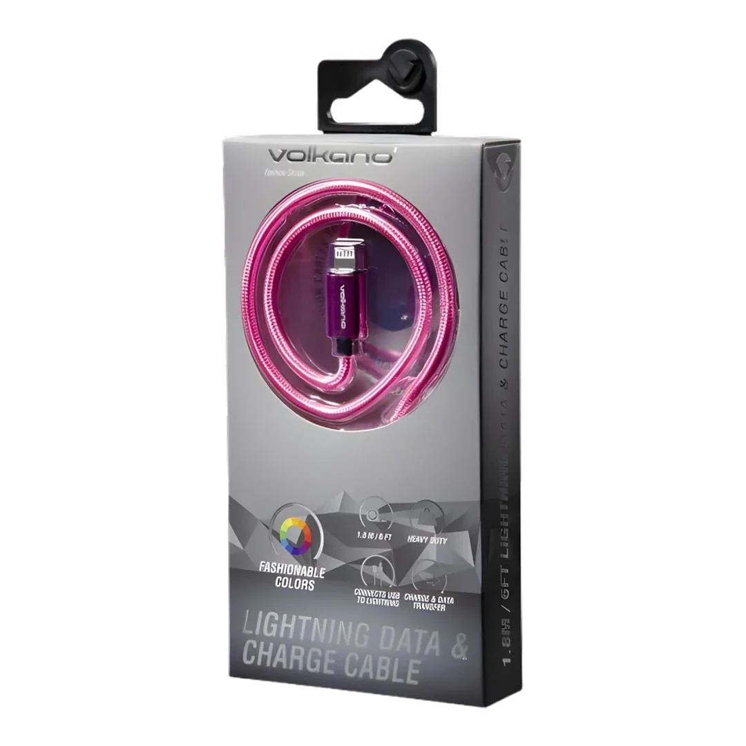 VOLKANO VK-20215-PKUS FASHION Series Cable Ligthing 1,8m * PINK