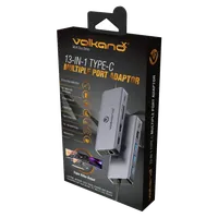 VOLKANO VK-8148-BK Hub Core Multi Duo 13-en-1 Type-C - 3