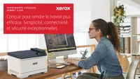 Xerox C320 Imprimante recto verso sans fil A4 33 ppm, PS3 PCL5e/6, 2 magasins Total 251 feuilles - 10