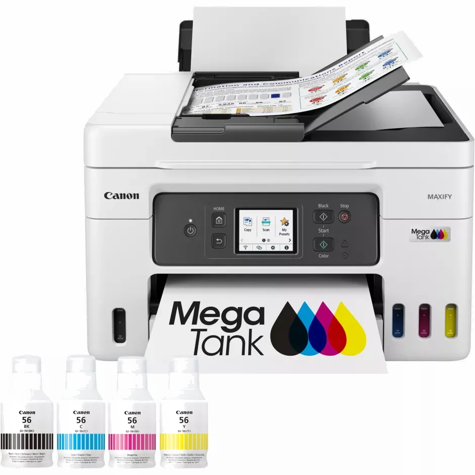 IMPRIM. CANON GX7140 4-en-1 COUL. 24/15ppm recharge LAN/WiFi * GI-46