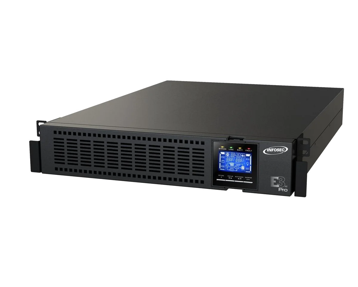 INFOSEC E3 Pro 2000 RT ONDULEUR ON LINE DC 2000 VA -4 PRISES IEC