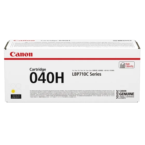 Canon 040H Cartouche de toner 1 pièce(s) Original Jaune