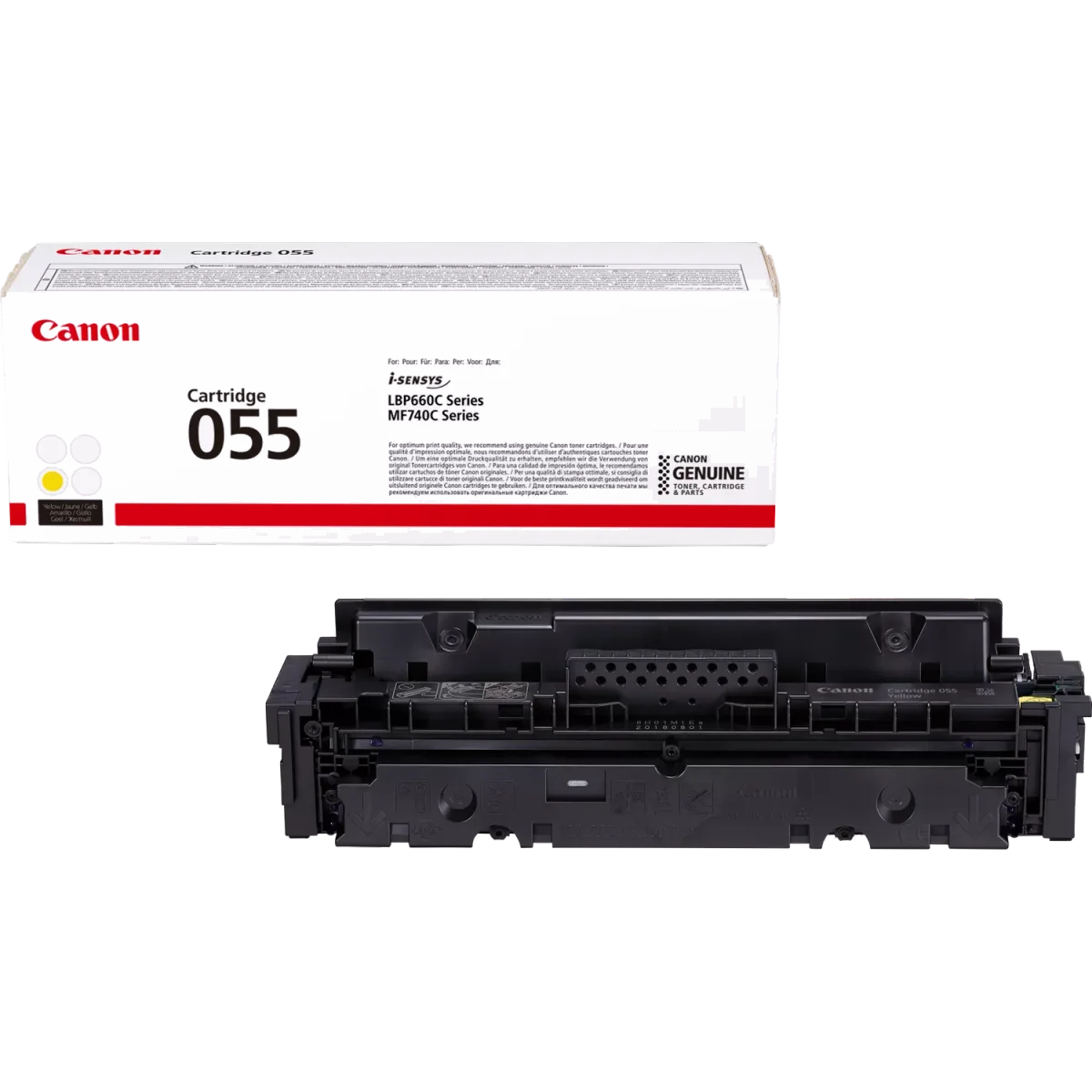 Canon 055 Cartouche de toner 1 pièce(s) Original Jaune