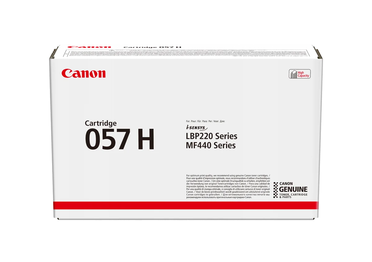 Canon i-SENSYS 057H Cartouche de toner 1 pièce(s) Original Noir