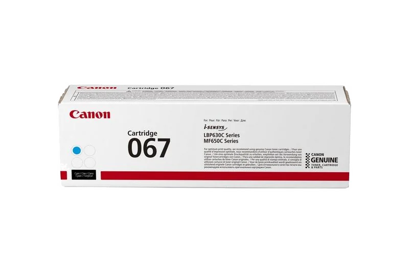 Canon 067 Cartouche de toner 1 pièce(s) Original Cyan