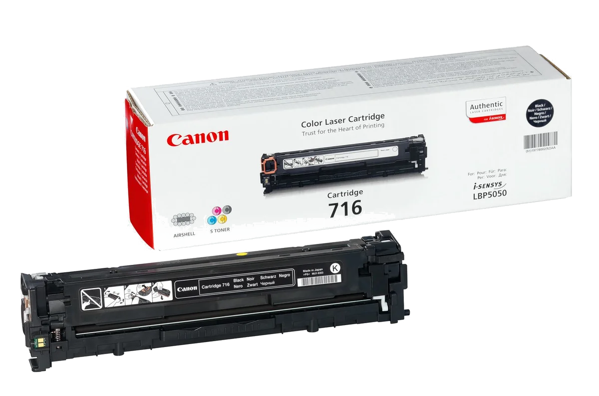 Canon Cartridge 716 Black Cartouche de toner 1 pièce(s) Original Noir