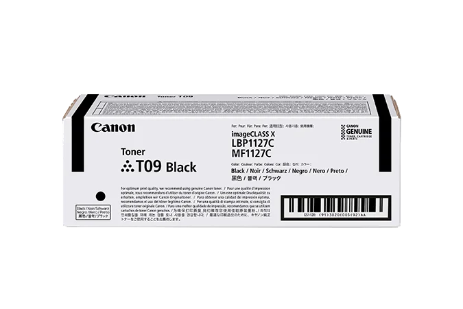 Canon TONER T09 BK Cartouche de toner 1 pièce(s) Original Noir