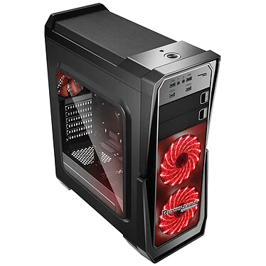 BOITIER GAMER REBORNLEAGUE VIRKOS 3 ventilos 2xemp 360mm watercooling