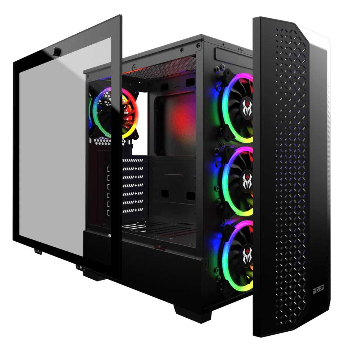 BOITIER M.RED Dream Eyes Noir -MT/ss Alim/ATX