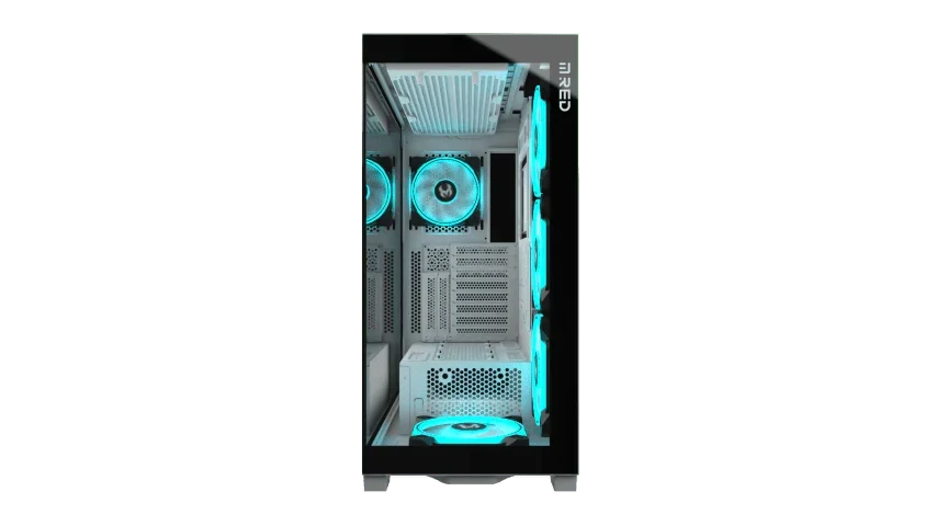 BOITIER M.RED RADIANT X WHITE -GT-SS ALIM /ATX