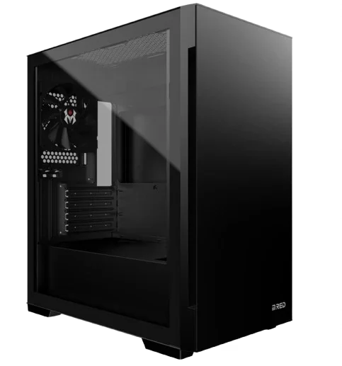 BOITIER M.RED Mercury Noir V2-MT/ss Alim /mATX