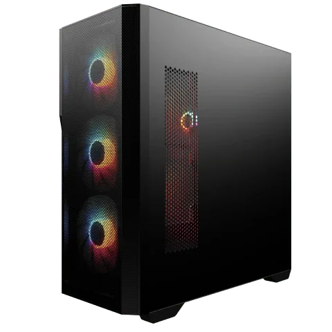 BOITIER M.RED Raven Black-MT/ss Alim/ATX
