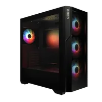 BOITIER M.RED Raven Black-MT/ss Alim/ATX - 3