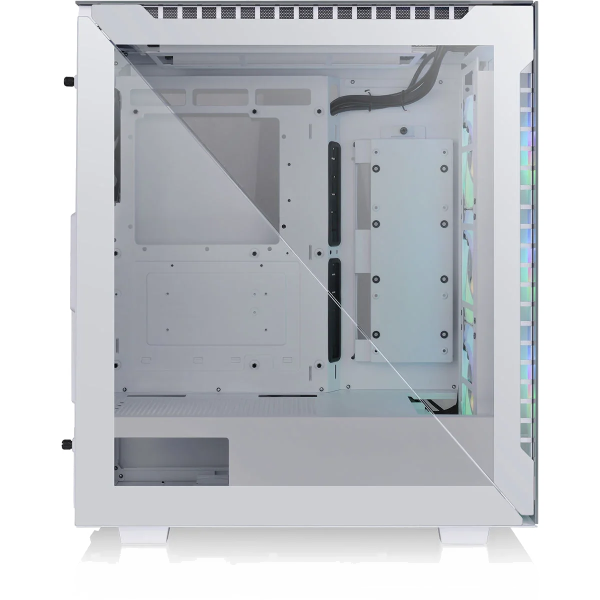 BOITIER THERMALTAKE Divider 200 TG Snow White -MT/sans Alim/ATX