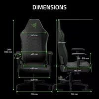 RAZER Iskur V2 NewGen Light Gray - Fauteuil Gaming - 2
