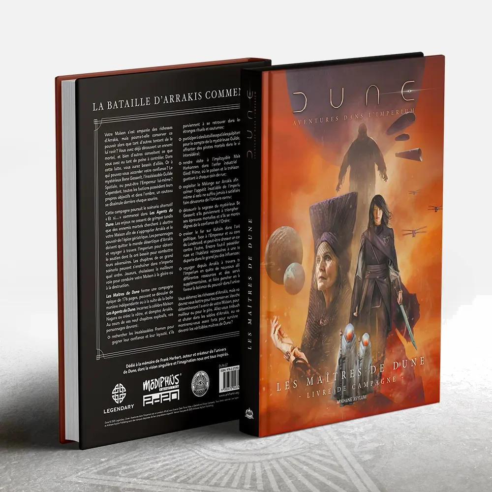 Jeu de Rôle : Dune - Livre Les Maitres de Dune