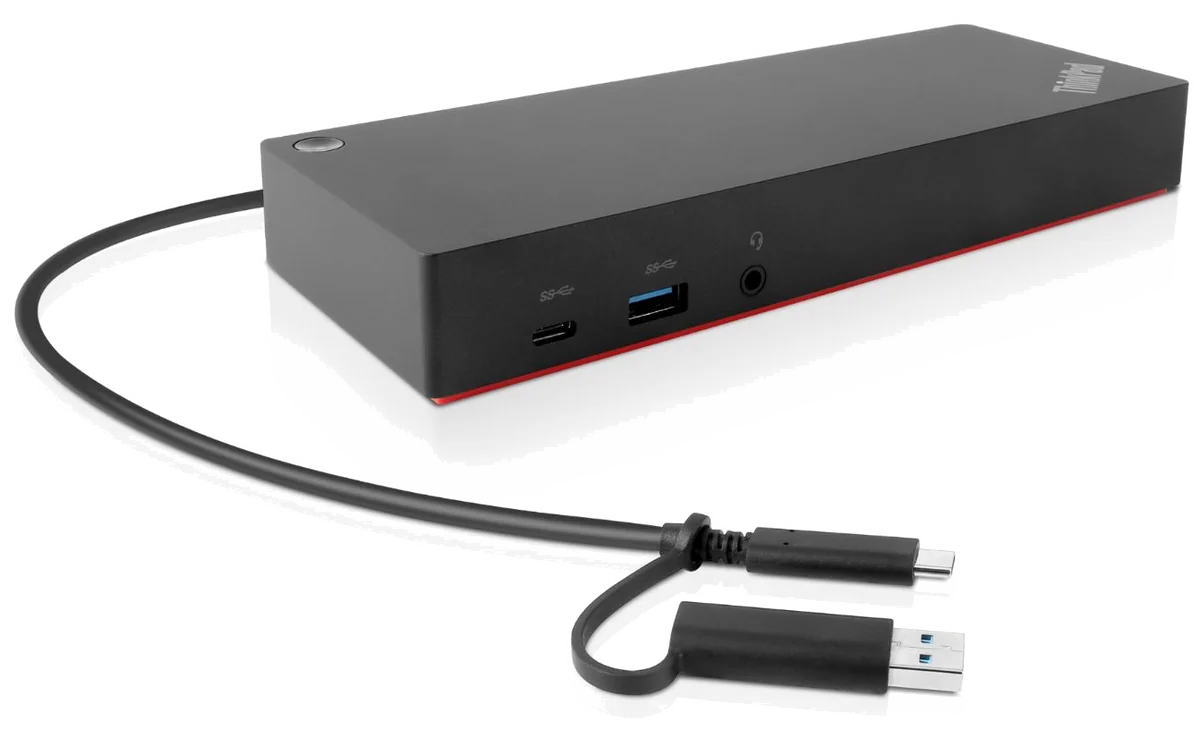 Lenovo 40AF0135EU station d'accueil Avec fil Noir