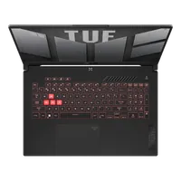 ASUS TUF Gaming A17 TUF707NUQ-DICHX146W AMD Ryzen™ 7 170 Ordinateur portable 43,9 cm (17.3") Full HD 16 Go DDR5-SDRAM 512 Go SSD NVIDIA GeForce RTX 4050 Wi-Fi 6 (802.11ax) Windows 11 Home Noir, Gris - 4