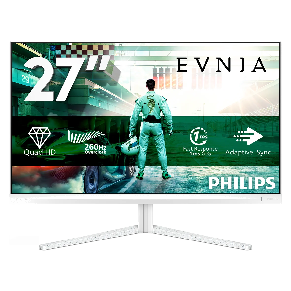 Philips Evnia 27M2N3501PA/00 écran plat de PC 68,6 cm (27") 2560 x 1440 pixels Quad HD LCD Blanc