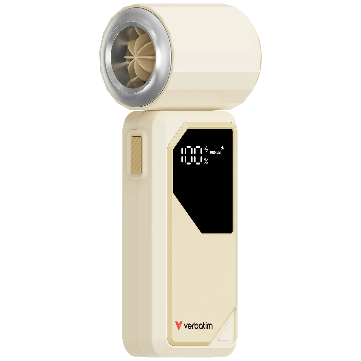Verbatim Cool 'n' Go AirJet Argent, Blanc Ventilateur portable