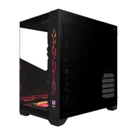 BOITIER M.RED Crystal Sea Noir mT/sans Alim/mATx - 2