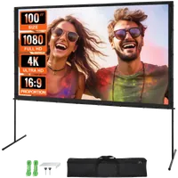 ECRAN DE PROJECTION PORTABLE 100''