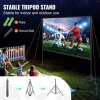 ECRAN DE PROJECTION PORTABLE 100'' - 3