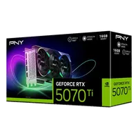 PNY GeForce RTX 5070Ti 16GB ARGB Overclocked Triple Fan - 9