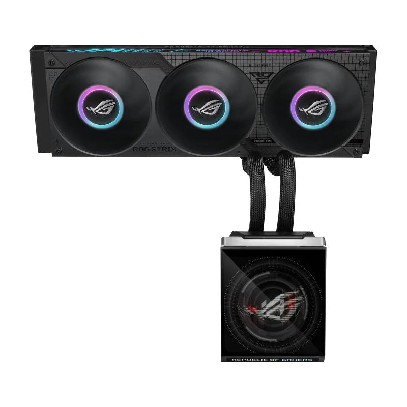 ASUS ROG Strix SLC IV 360 ARGB LCD Processeur Kit de refroidissement du liquide 12 cm Noir 1 pièce(s)