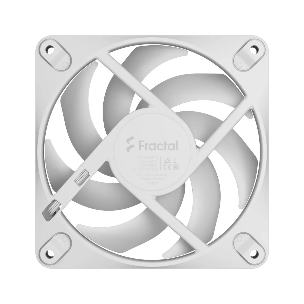 FRACTAL Dynamic 3  12 Reverse RGB White