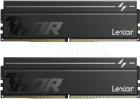 Kit Barettes mémoire 16Go (2x8Go) DIMM DDR5 Lexar Thor 2nd Gen 6000MHz CL38 (Noir)