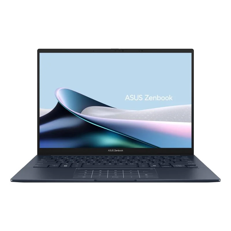 ASUS Zenbook 14 UX3405CA-DICQD1120X Intel Core Ultra 5 225H Ordinateur portable 35,6 cm (14") WUXGA 16 Go LPDDR5x-SDRAM 512 Go SSD Wi-Fi 7 (802.11be) Windows 11 Pro Bleu