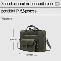 HP Sacoche modulaire pour ordinateur portable 15,6 pouces - 5