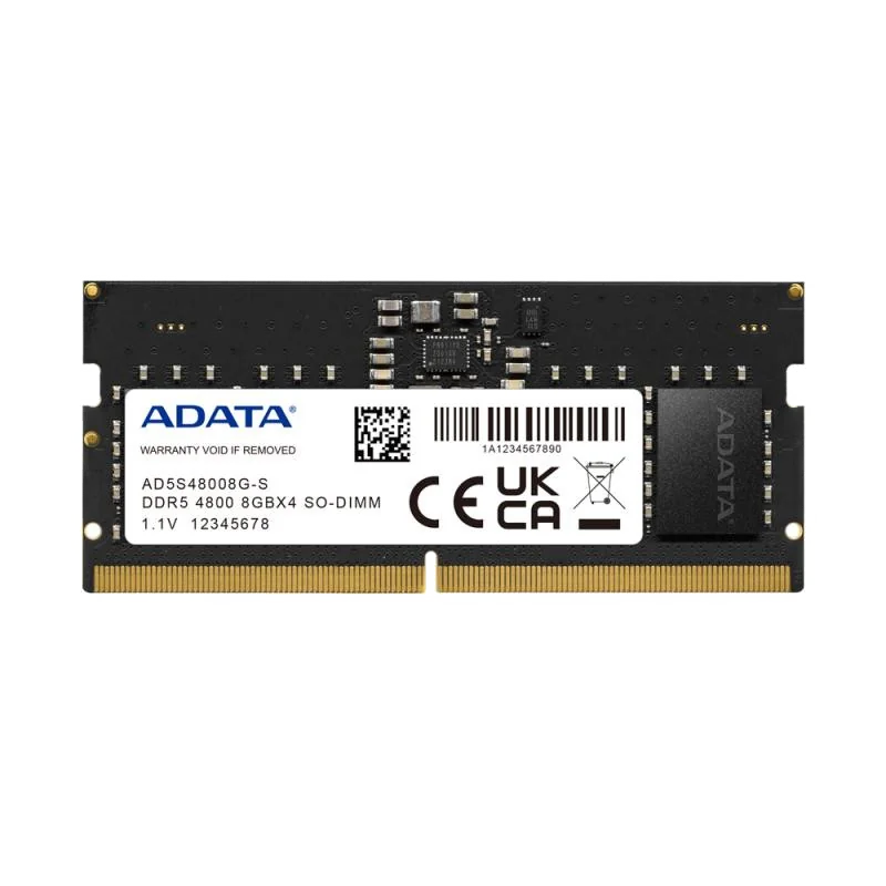 ADATA STANDARD 8GB D5 DRAM SO-DIMM 4800 CL40