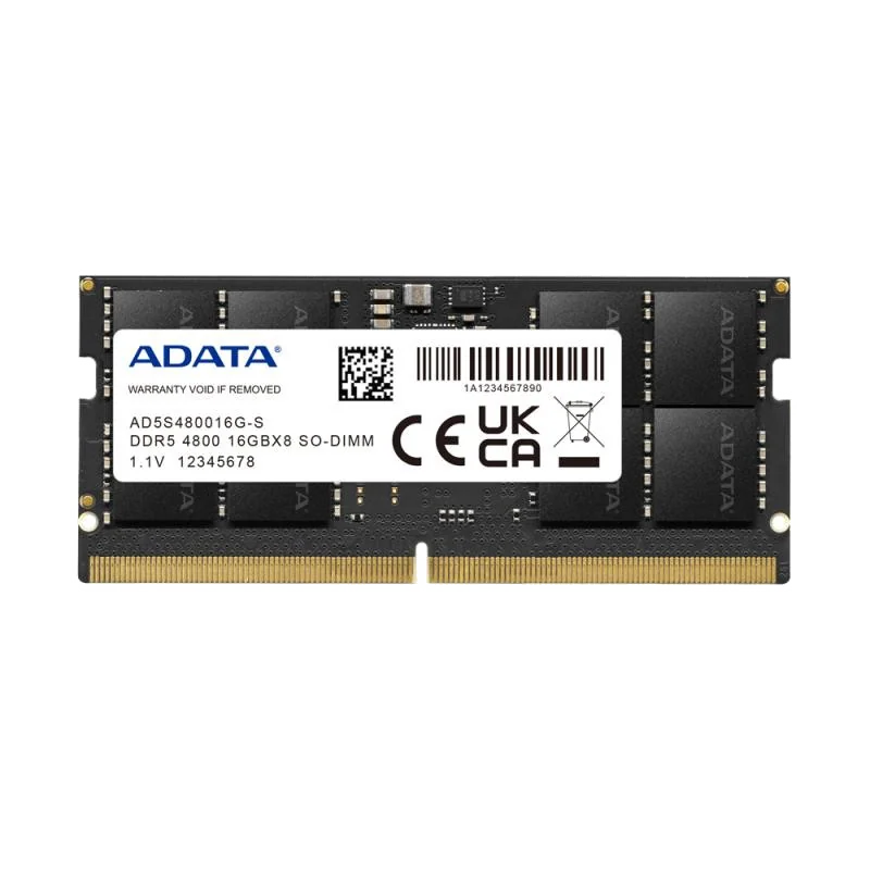 ADATA STANDARD 16GB D5 DRAM SO-DIMM 4800 CL40