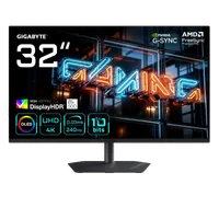 GIGABYTE MO32U24 Moniteur Gaming OLED 32” 4K UHD - 3840 x 2160, 240Hz, 0.03ms, 300 cd/m², G-Sync Compatible, FreeSync Premium Pro, Display HDR True Black 500, HDMI 2.1, DisplayPort 1.4 - 1
