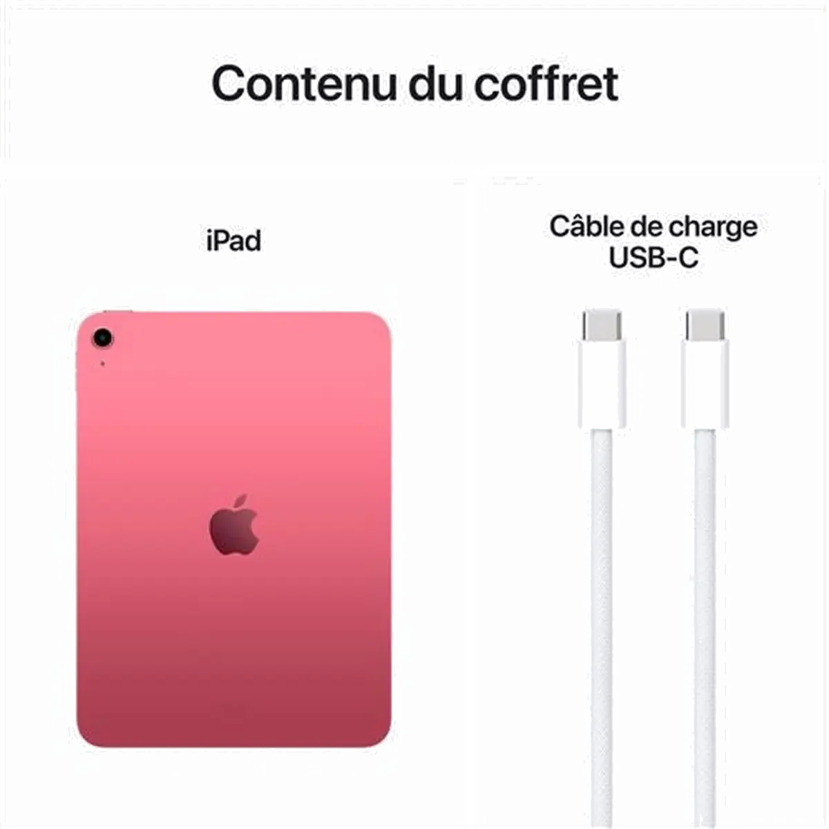 Tablette Apple iPad A16 Wi-Fi 128 Go - 11" Rose (EUR)