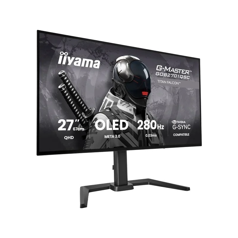 iiyama G-MASTER 27""W LCD QHD Gaming META 3.0 OLED 280 écran plat de PC 68,6 cm (27") 2560 x 1440 pixels Noir