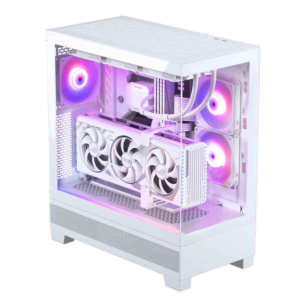 Boitier Moyen Tour E-ATX Phanteks XT View RGB avec panneaux vitrés (Blanc)